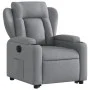 Sillón eléctrico reclinable elevable de tela gris claro de , Sillones - Ref: Foro24-3204506, Precio: 389,00 €, Descuento: %