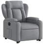 Sillón eléctrico reclinable elevable de tela gris claro de , Sillones - Ref: Foro24-3204506, Precio: 348,60 €, Descuento: %