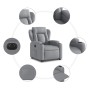 Sillón eléctrico reclinable elevable de tela gris claro de , Sillones - Ref: Foro24-3204506, Precio: 348,60 €, Descuento: %