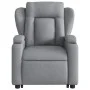 Sillón eléctrico reclinable elevable de tela gris claro de , Sillones - Ref: Foro24-3204506, Precio: 389,00 €, Descuento: %