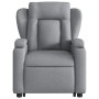 Sillón eléctrico reclinable elevable de tela gris claro de , Sillones - Ref: Foro24-3204506, Precio: 348,60 €, Descuento: %