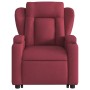 Sillón reclinable de masaje elevable tela rojo tinto de , Sillones - Ref: Foro24-3204497, Precio: 321,52 €, Descuento: %