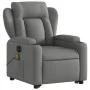 Sillón de masaje eléctrico reclinable elevable tela gris oscuro de , Sillones - Ref: Foro24-3204519, Precio: 367,92 €, Descue...