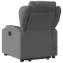 Sillón de masaje eléctrico reclinable elevable tela gris oscuro de , Sillones - Ref: Foro24-3204519, Precio: 367,92 €, Descue...