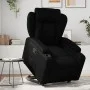 Sillón reclinable elevable cuero artificial negro de , Sillones - Ref: Foro24-3204544, Precio: 303,03 €, Descuento: %