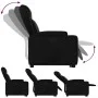 Sillón reclinable elevable cuero artificial negro de , Sillones - Ref: Foro24-3204544, Precio: 303,03 €, Descuento: %