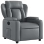 Sillón reclinable eléctrico de cuero sintético gris de , Sillones - Ref: Foro24-3204533, Precio: 250,53 €, Descuento: %