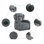 Grauer Power-Liegestuhl aus Kunstleder von , Sessel - Ref: Foro24-3204533, Preis: 252,01 €, Rabatt: %