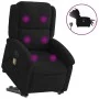 Sillón de masaje reclinable elevable terciopelo negro de , Sillones - Ref: Foro24-3204339, Precio: 354,82 €, Descuento: %