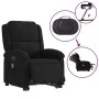 Sillón de masaje reclinable elevable terciopelo negro de , Sillones - Ref: Foro24-3204339, Precio: 354,82 €, Descuento: %