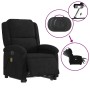 Sillón de masaje reclinable elevable terciopelo negro de , Sillones - Ref: Foro24-3204339, Precio: 325,96 €, Descuento: %