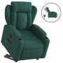Sillón eléctrico reclinable elevable de tela verde oscuro de , Sillones - Ref: Foro24-3204512, Precio: 349,05 €, Descuento: %