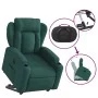 Sillón eléctrico reclinable elevable de tela verde oscuro de , Sillones - Ref: Foro24-3204512, Precio: 349,05 €, Descuento: %