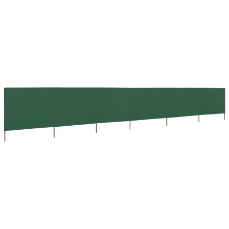 Paravientos de playa de 6 paneles de tela 800x80 cm verde de vidaXL, Sombrillas - Ref: Foro24-44544, Precio: 69,83 €, Descuen...