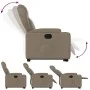 Sillón reclinable elevable cuero artificial color capuchino de , Sillones - Ref: Foro24-3204550, Precio: 316,22 €, Descuento: %