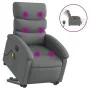 Sillón de masaje eléctrico reclinable elevable tela gris oscuro de , Sillones - Ref: Foro24-3204015, Precio: 341,64 €, Descue...