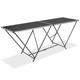 Mesa para empapelar plegable de MDF y aluminio 200x60x78 cm de vidaXL, Mesas plegables - Ref: Foro24-142920, Precio: 126,53 €...