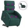 Sillón masaje eléctrico reclinable elevable tela verde oscuro de , Sillones - Ref: Foro24-3204020, Precio: 356,85 €, Descuent...