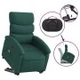 Sillón masaje eléctrico reclinable elevable tela verde oscuro de , Sillones - Ref: Foro24-3204020, Precio: 356,85 €, Descuent...