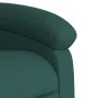 Sillón masaje eléctrico reclinable elevable tela verde oscuro de , Sillones - Ref: Foro24-3204020, Precio: 356,85 €, Descuent...