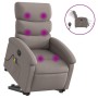 Sillón de masaje eléctrico reclinable elevable tela taupé de , Sillones - Ref: Foro24-3204022, Precio: 319,46 €, Descuento: %