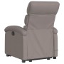 Sillón de masaje eléctrico reclinable elevable tela taupé de , Sillones - Ref: Foro24-3204022, Precio: 319,46 €, Descuento: %