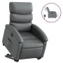 Sillón reclinable elevable eléctrico de cuero sintético gris de , Sillones - Ref: Foro24-3204057, Precio: 309,29 €, Descuento: %