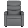 Sillón reclinable elevable eléctrico de cuero sintético gris de , Sillones - Ref: Foro24-3204057, Precio: 309,29 €, Descuento: %