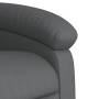 Sillón reclinable elevable eléctrico de cuero sintético gris de , Sillones - Ref: Foro24-3204057, Precio: 309,29 €, Descuento: %