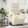 Sillón de masaje elevable eléctrico cuero sintético crema de , Sillones - Ref: Foro24-3204062, Precio: 337,83 €, Descuento: %