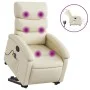 Sillón de masaje elevable eléctrico cuero sintético crema de , Sillones - Ref: Foro24-3204062, Precio: 337,83 €, Descuento: %