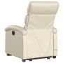 Sillón de masaje elevable eléctrico cuero sintético crema de , Sillones - Ref: Foro24-3204062, Precio: 337,83 €, Descuento: %