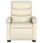 Sillón de masaje elevable eléctrico cuero sintético crema de , Sillones - Ref: Foro24-3204062, Precio: 337,83 €, Descuento: %