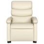 Sillón de masaje elevable eléctrico cuero sintético crema de , Sillones - Ref: Foro24-3204062, Precio: 336,69 €, Descuento: %