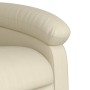 Sillón de masaje elevable eléctrico cuero sintético crema de , Sillones - Ref: Foro24-3204062, Precio: 336,69 €, Descuento: %