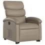 Sillón elevable eléctrico cuero artificial capuchino de , Sillones - Ref: Foro24-3204060, Precio: 330,56 €, Descuento: %