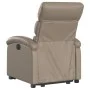 Sillón elevable eléctrico cuero artificial capuchino de , Sillones - Ref: Foro24-3204060, Precio: 330,56 €, Descuento: %