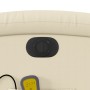 Sillón de masaje reclinable eléctrico cuero sintético crema de , Sillones - Ref: Foro24-3204034, Precio: 275,78 €, Descuento: %