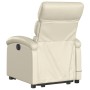 Sillón reclinable de masaje de pie cuero artificial color crema de , Sillones - Ref: Foro24-3204048, Precio: 295,83 €, Descue...