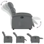 Sillón reclinable elevable cuero artificial gris de , Sillones - Ref: Foro24-3204043, Precio: 279,30 €, Descuento: %