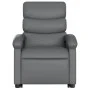 Sillón reclinable elevable cuero artificial gris de , Sillones - Ref: Foro24-3204043, Precio: 279,30 €, Descuento: %