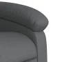 Sillón reclinable elevable cuero artificial gris de , Sillones - Ref: Foro24-3204043, Precio: 279,30 €, Descuento: %