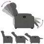 Sillón eléctrico reclinable elevable de tela gris oscuro de , Sillones - Ref: Foro24-3205341, Precio: 347,61 €, Descuento: %