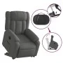 Sillón eléctrico reclinable elevable de tela gris oscuro de , Sillones - Ref: Foro24-3205341, Precio: 347,61 €, Descuento: %