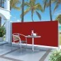Toldo lateral retráctil 140x300 cm rojo de vidaXL, Sombrillas - Ref: Foro24-45356, Precio: 89,76 €, Descuento: %