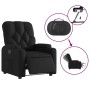 Sillón reclinable eléctrico de cuero sintético negro de , Sillones - Ref: Foro24-3204758, Precio: 252,73 €, Descuento: %