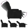 Sillón reclinable eléctrico de cuero sintético negro de , Sillones - Ref: Foro24-3204758, Precio: 253,18 €, Descuento: %