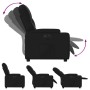 Sillón reclinable eléctrico de cuero sintético negro de , Sillones - Ref: Foro24-3204758, Precio: 252,73 €, Descuento: %