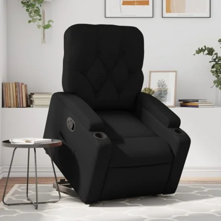 Hochklappbarer Sessel aus schwarzem Kunstleder von , Sessel - Ref: Foro24-3204772, Preis: 286,59 €, Rabatt: %