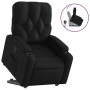 Sillón reclinable elevable cuero artificial negro de , Sillones - Ref: Foro24-3204772, Precio: 276,70 €, Descuento: %